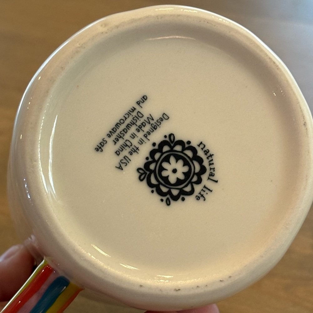 NATURAL LIFE You Make The World A Better Place Rainbow Mug - Picture 3 of 6